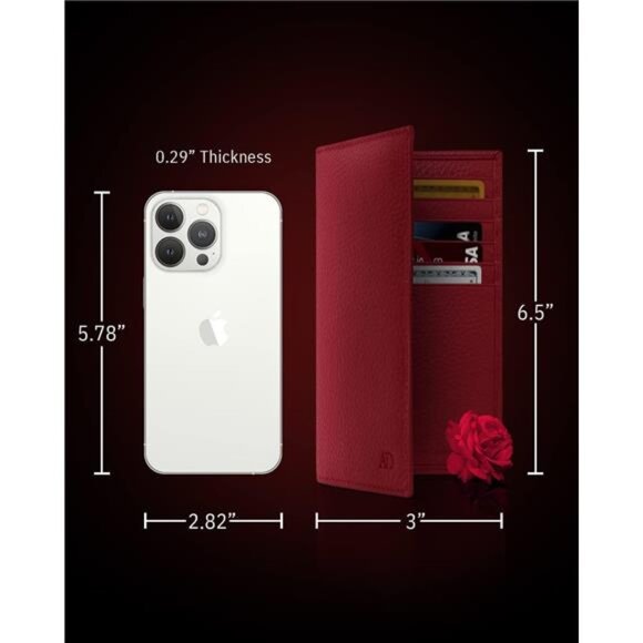 Access Denied Genuine Leather Checkbook Cover For Women & Men - Checkbook - Picture 5 of 7